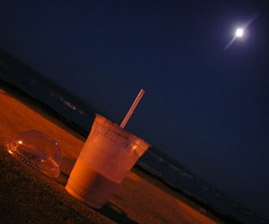 Ice Cream Soda aus dem Cafe Violette, Capitola, CA, 4. August 2006