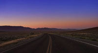 On a dark desert highway, cool wind in my hair... US-50, irgendwo in Nevada, August 2006