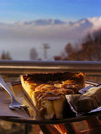 Hotel Mira Tödi, Feldis (GR), Blick gen Vorab, 10. November 2006