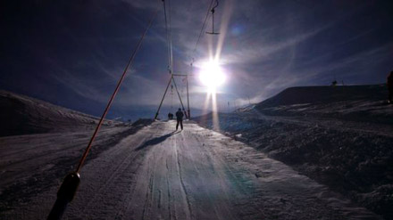 Zermatt, Plateau Rosa, 27. November 2006: Immerhin hier kann man richtig gut Ski fahren