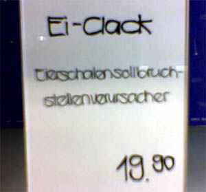 Eierschalensollbruchstellenverursacher - das gibts tatsächlich (Konstanz, Januar 2007)