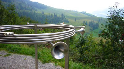 Installation am Klangweg im Toggenburg (September 2007)