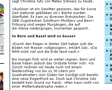 ... wird es besser? Es wurde schlimmer... (heute online, 7. August 2007)