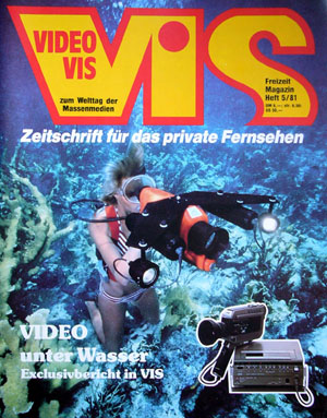 VIDEO VIS, Titelseite Heft 5/1981 (Klicken für grössere Fassung)
