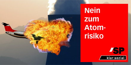 Photoshop-Arbeit eines Anfängers: Peinlich, peinlich - da erübrigen sich inhaltliche Diskussionen... (SP-Werbung, September 2007)