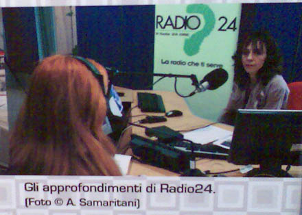 Radio 24 in Italien... (Mueso di Roma in Trastevere, Sonderschau 30 Jahre Privatradios, September 2007)