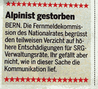 Abschlussredaktor? Nicht bei einer Gratiszeitung. Offenbar. (20minuten, 17.10.2007)