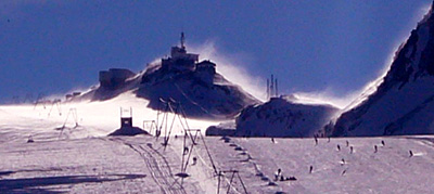 Stürmischi Zyte: Testa Grigia im November-Nordweststurm, 26.11.2007