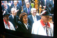 Vereidigung von Eveline Widmer-Schlumpf an 13.12.2007 (Bild: Schweizer Fernsehen)