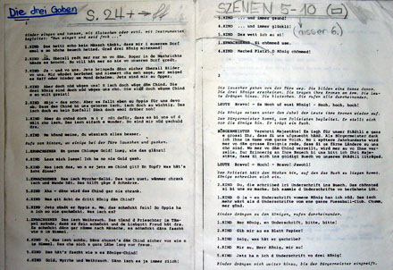 Die drei Gaben - Schulweihnachtsfeier Itingen 1983