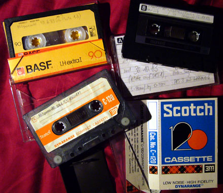 Tapes aus meinem Archiv vom Frühling und Sommer 1983