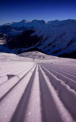 Freitag, 8. Februar, Milez/Sedrun: Himmlische Pisten, sch&ouml;n wie selten...
