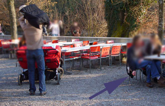 Ego-Raucher vertreibt Eltern und Kinder: Dählhölzli, Februar 2008