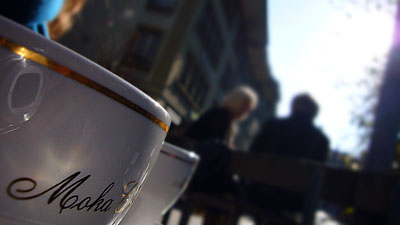 Frühling im Winter: Pyri, Kornhausplatz Bern, 23. Februar 2008