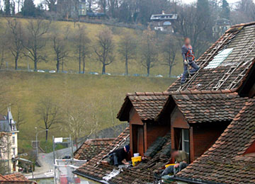 Einsatz über den Dächern der Unteren Altstadt: Whow!