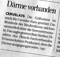 Darm-Hype? (9. April 2008)