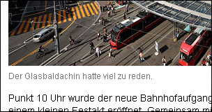 Er sprach aber nicht. (www.tagi.ch - 31. Mai 2008)