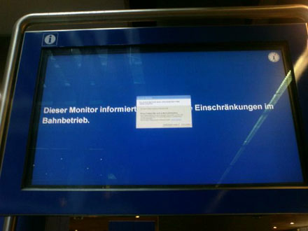 Einschränkungen im Bahnbetrieb - und eigene auch gleich (sultan, Juni 2008)