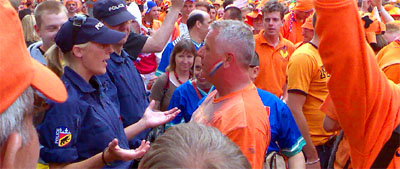 Verbrüderung zwischen Kapo und Fans (9. Juni 2008)