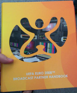 Das Broadcast Partner Handbook der Euro 2008