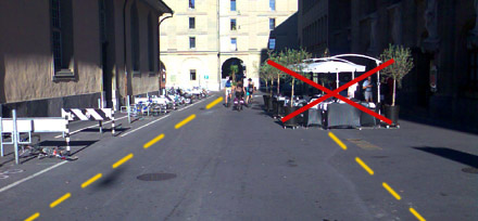 Zeughausgasse Bern: Velostreifen würden Klarheit schaffen