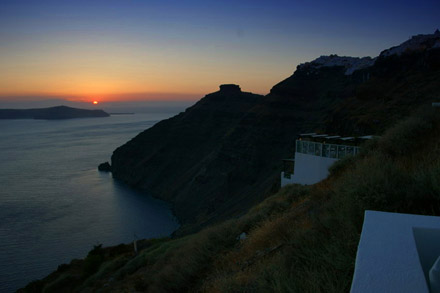 The perfect Santorini sunset - himmlisch! (August 2008) - Klicken für mehr Bilder