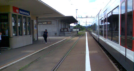 Bahnhof Hunzenschwil, August 2008