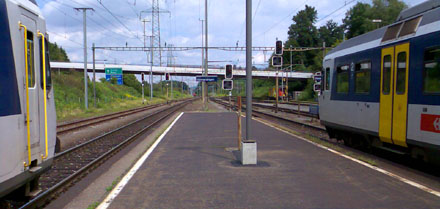 Bahnhof Othmarsingen, August 2008