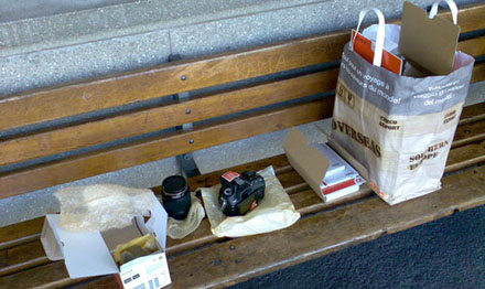 Sony A350 und das 18-250mm-Zoom dazu: Wunderbare Kombination! (Bahnhof Hunzenschwil, August 2008)