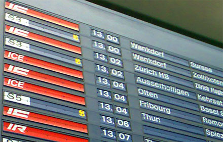 IC nach Luzern mit Halt im Wankdorf... erwies sich als Fehler (März 2008, HB Bern)