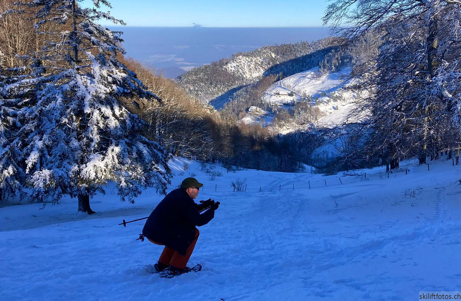 Gondelbahn und Skilifte Wasserfallen (BL) revisited im Januar 2024